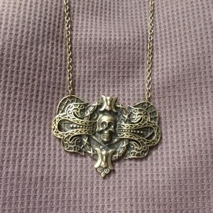 Lucky brand skull necklace